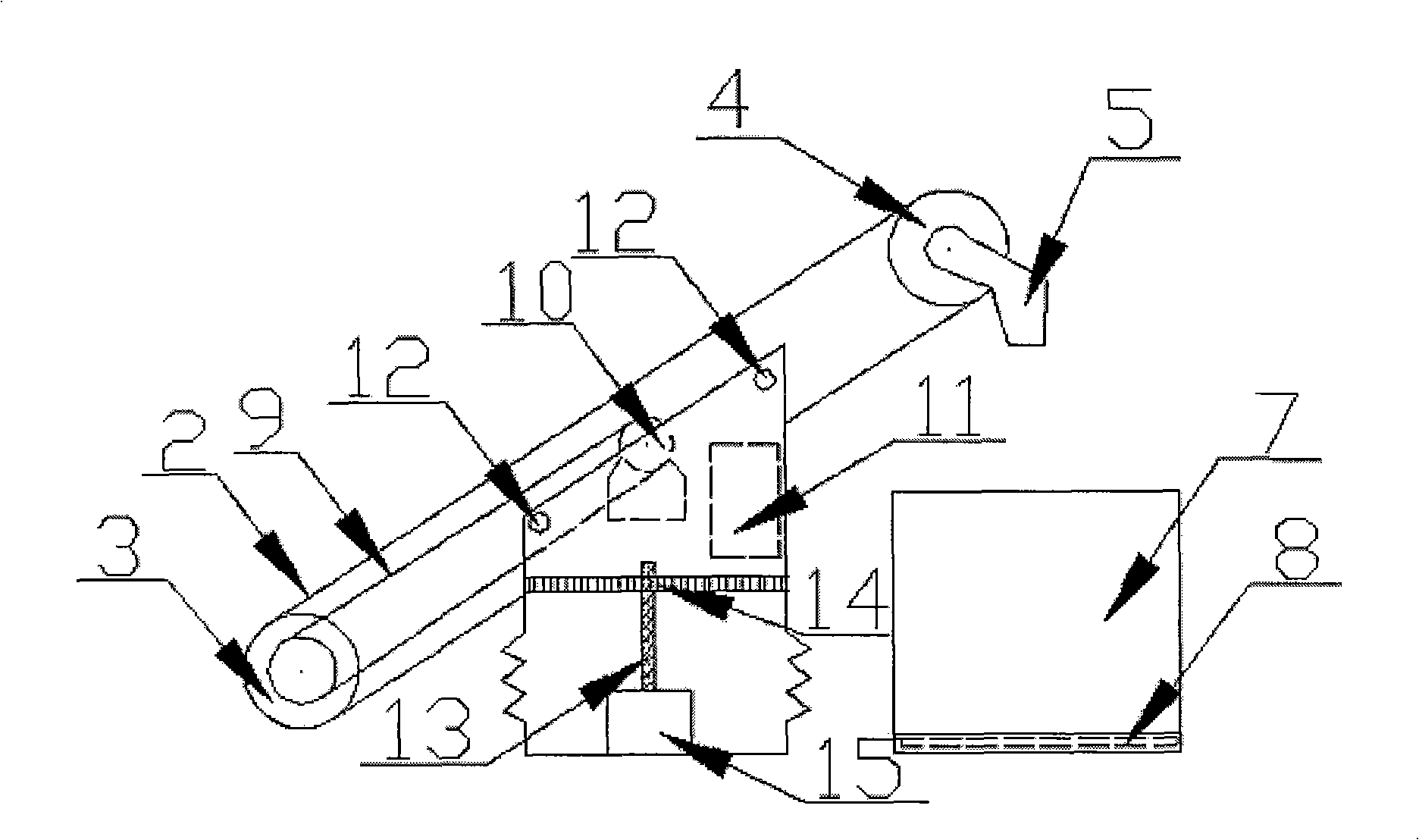 Waste iron absorption device and automatic waste iron cleaning vehicle