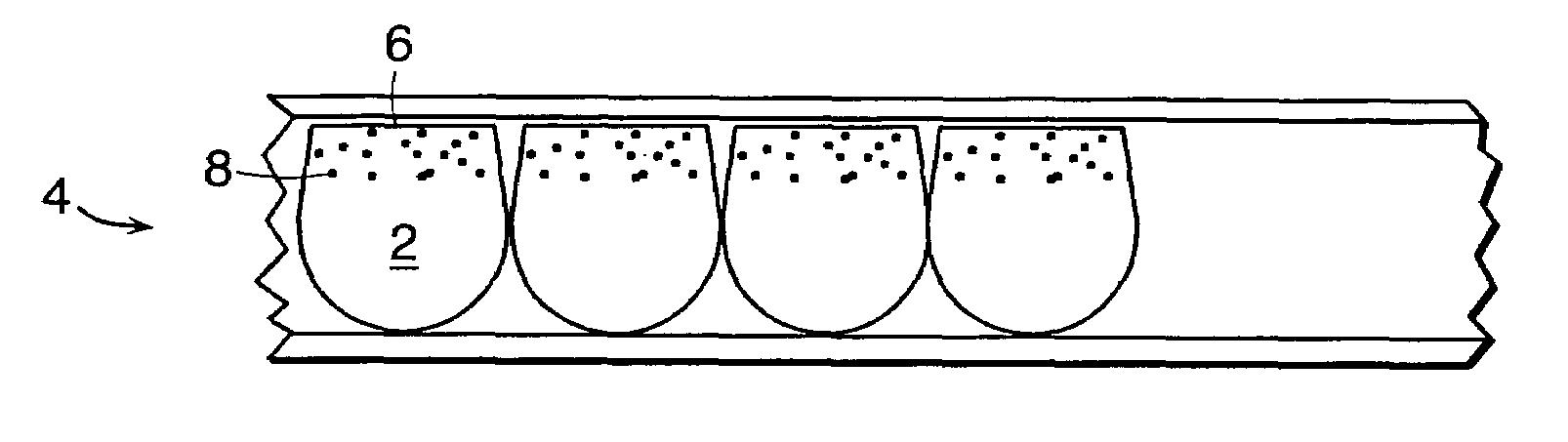 Encapsulated electrophoretic displays having a monolayer of capsules and materials and methods for making the same