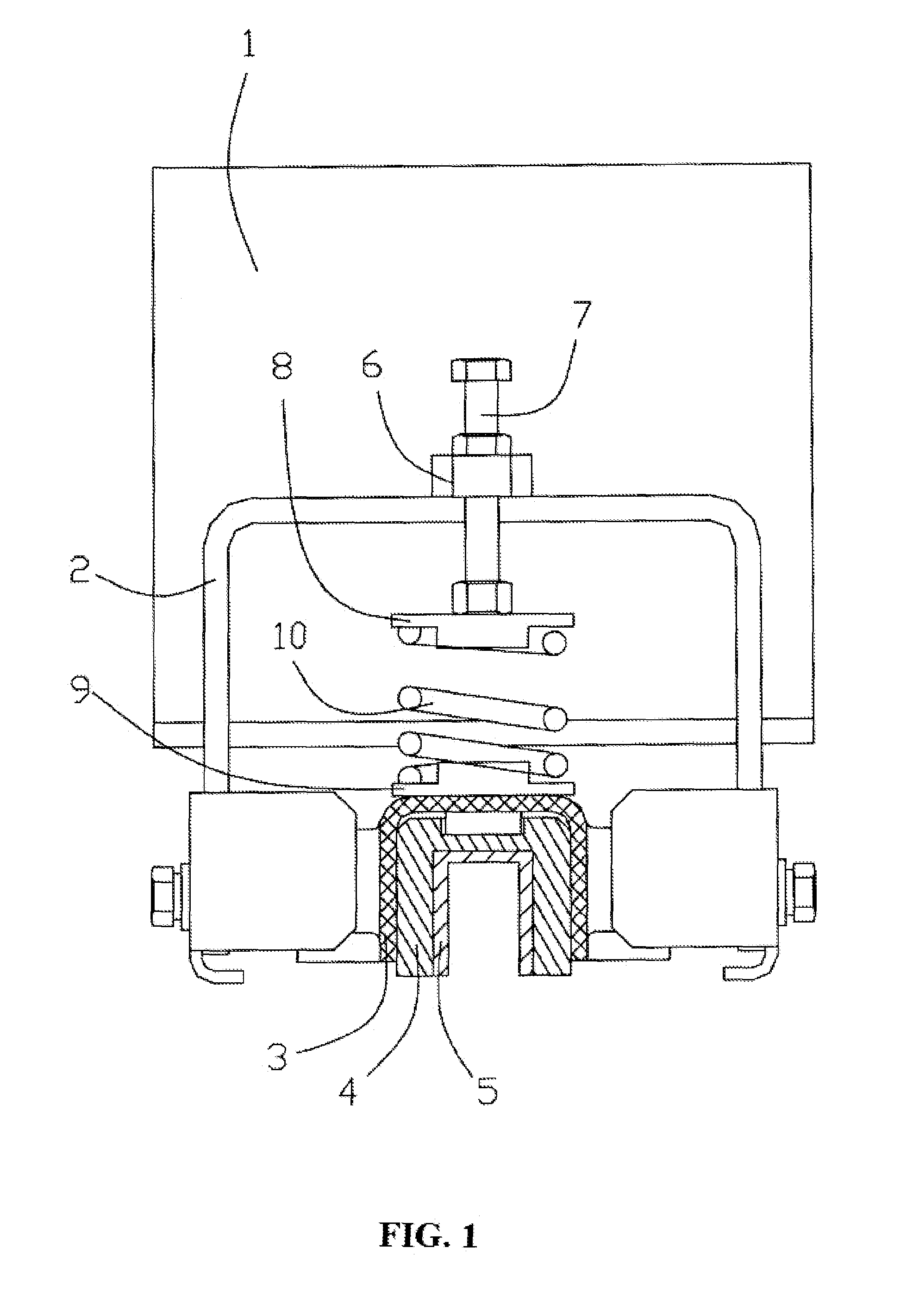 Rust removing device for elevator guide rail