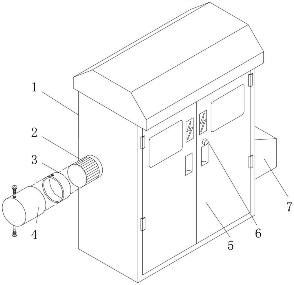 Low-voltage distribution reactive compensation comprehensive distribution box