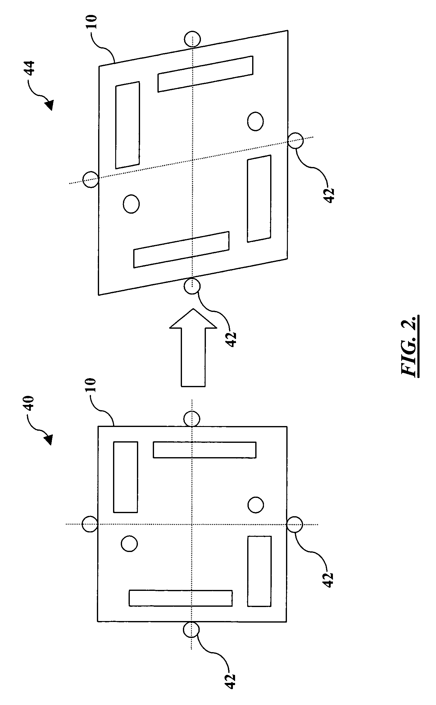 Fiducial calibration method for measuring a workpiece