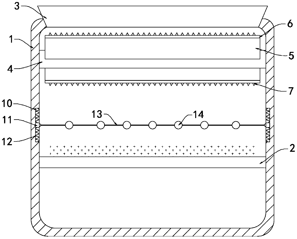 Popping-pulling type cotton slitting machine