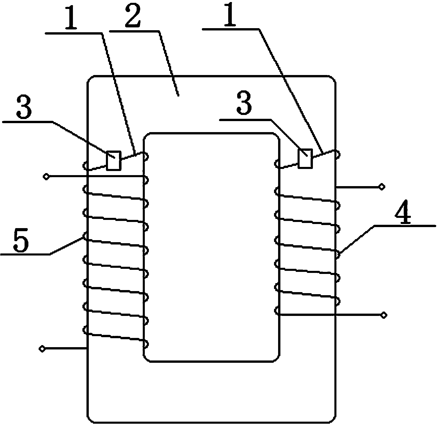 Transformer voltage wireless measurement device