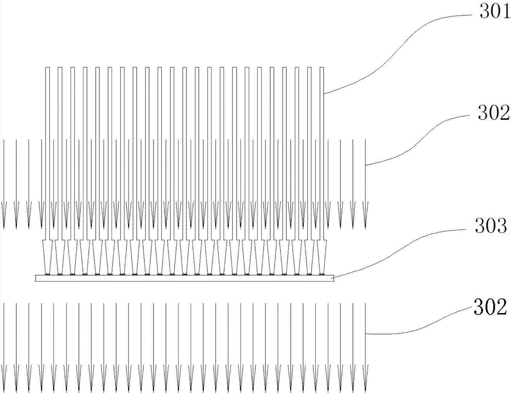 Processing method of nanometer-sized and micron-sized holes