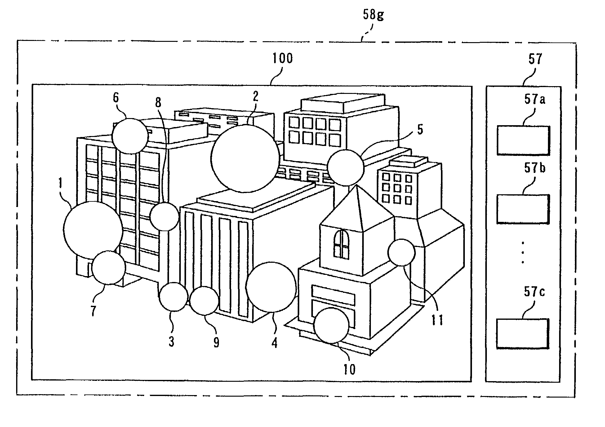 Server, user terminal, information providing service system and information providing service method for providing information in conjunction with a geographical mapping application