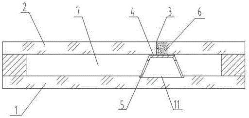 Sealing structure for air extract opening of vacuum glass