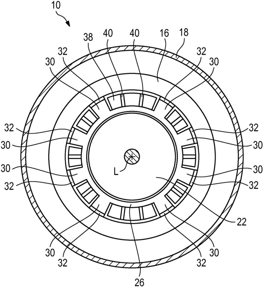 Motor bearing arrangement for a motor, in particular of a fan of a vehicle air-conditioning unit