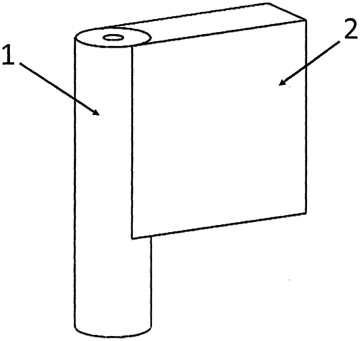 A kind of integral rudder reinforcement fabric and weaving method thereof