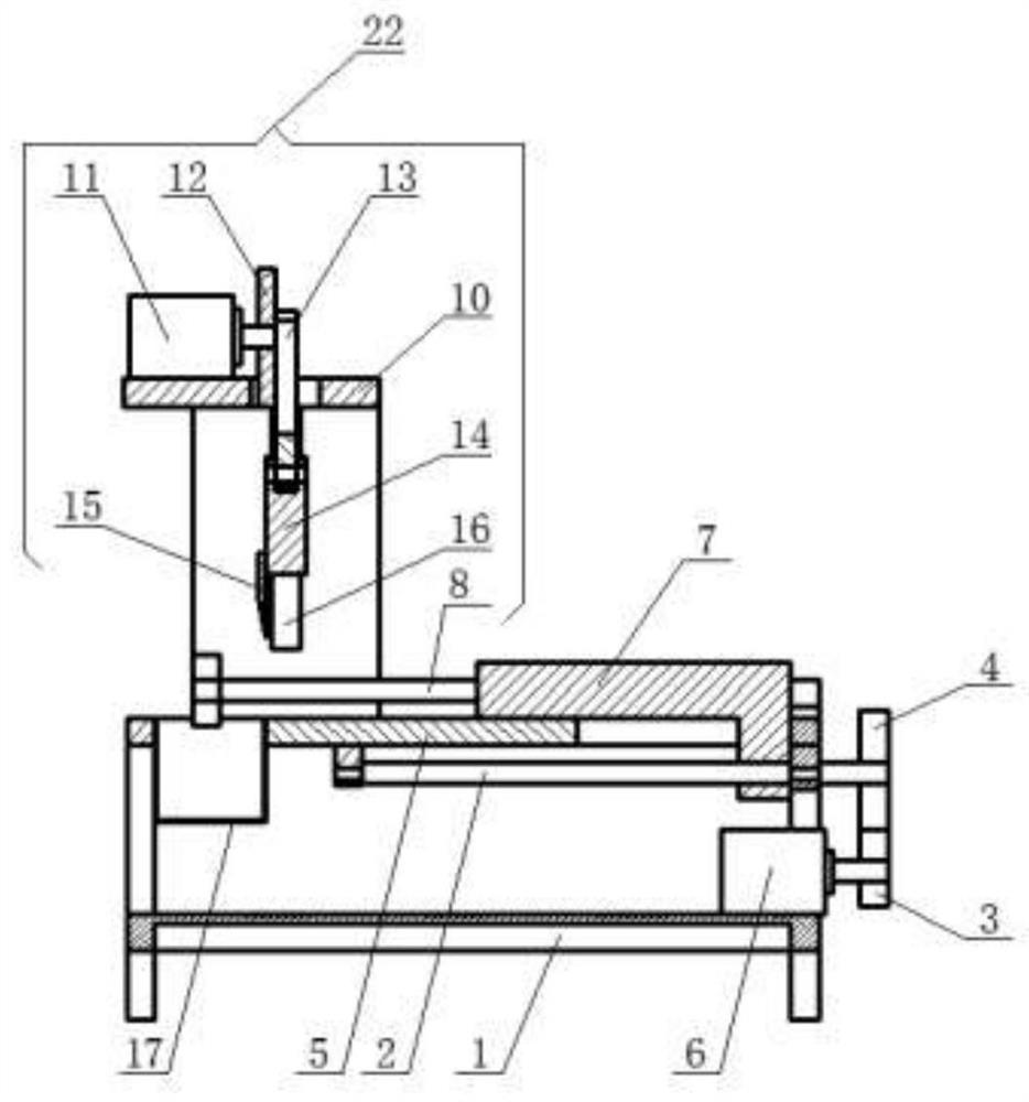 Beef slicing device