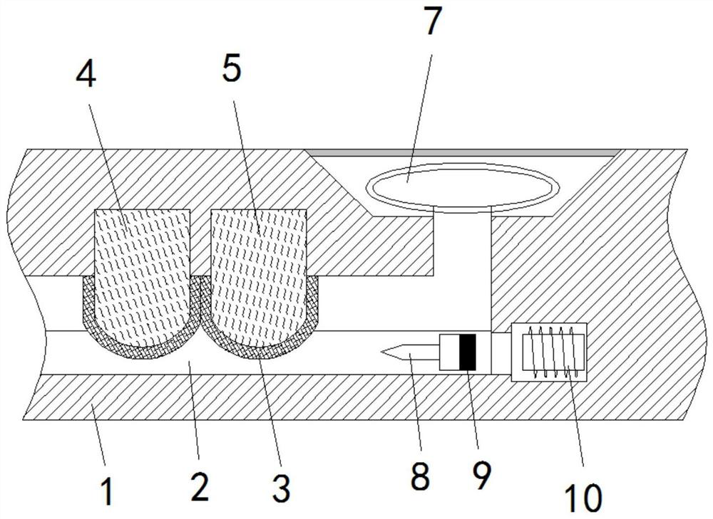 A protective device with the rescue function of digital products falling into water