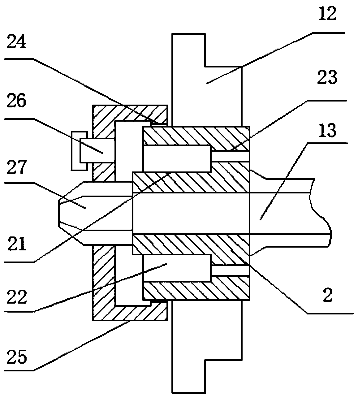 Rotary target of magnetron sputtering coating machine