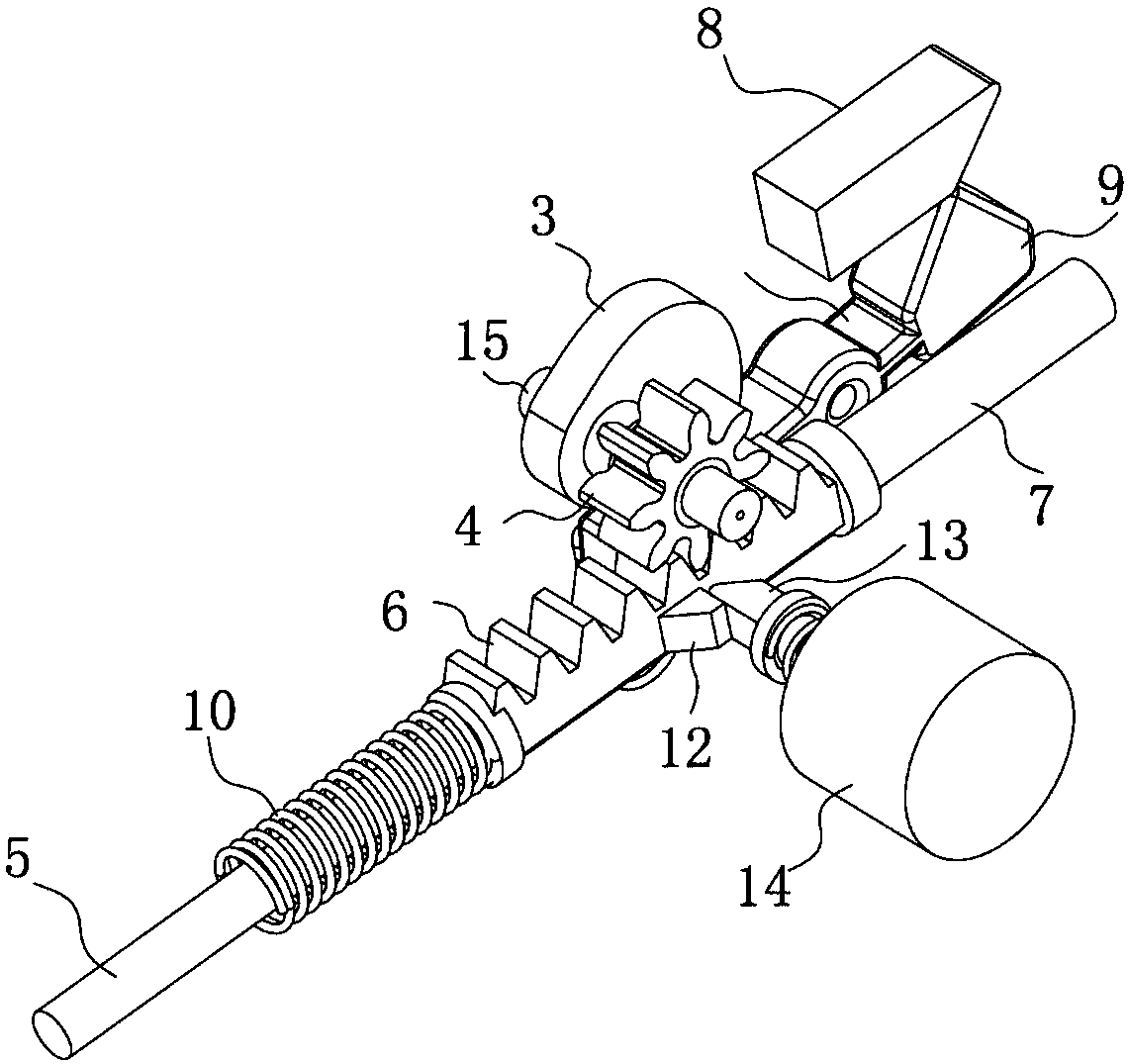 Automatic door lock of dish washing machine and dish washing machine