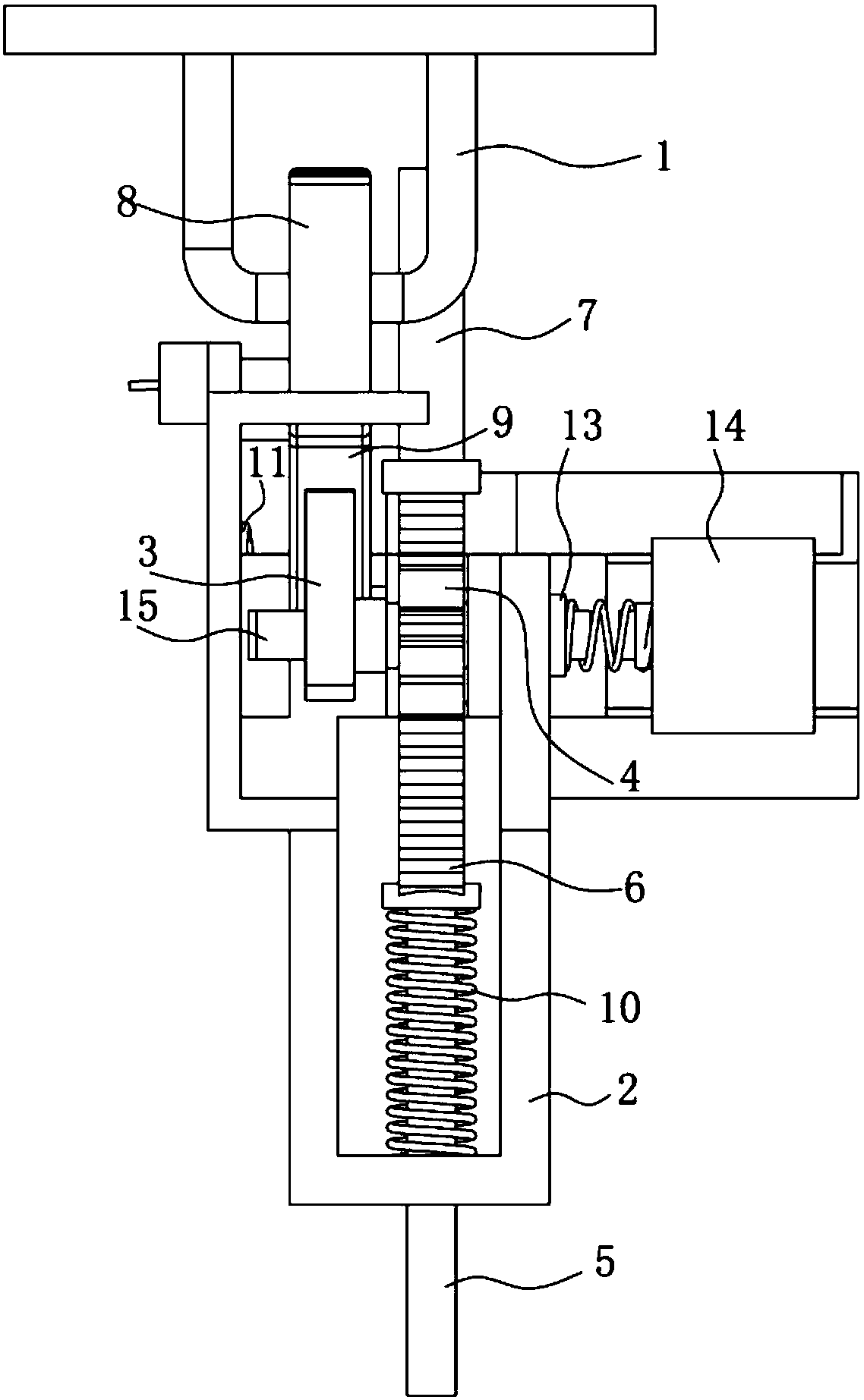 Automatic door lock of dish washing machine and dish washing machine