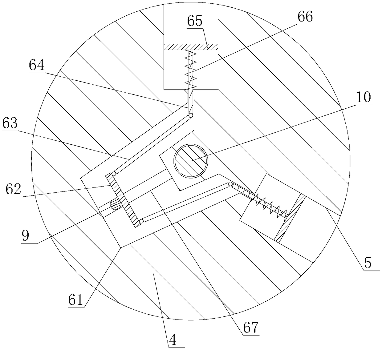 Powder spreading device capable of quantitatively dropping powder