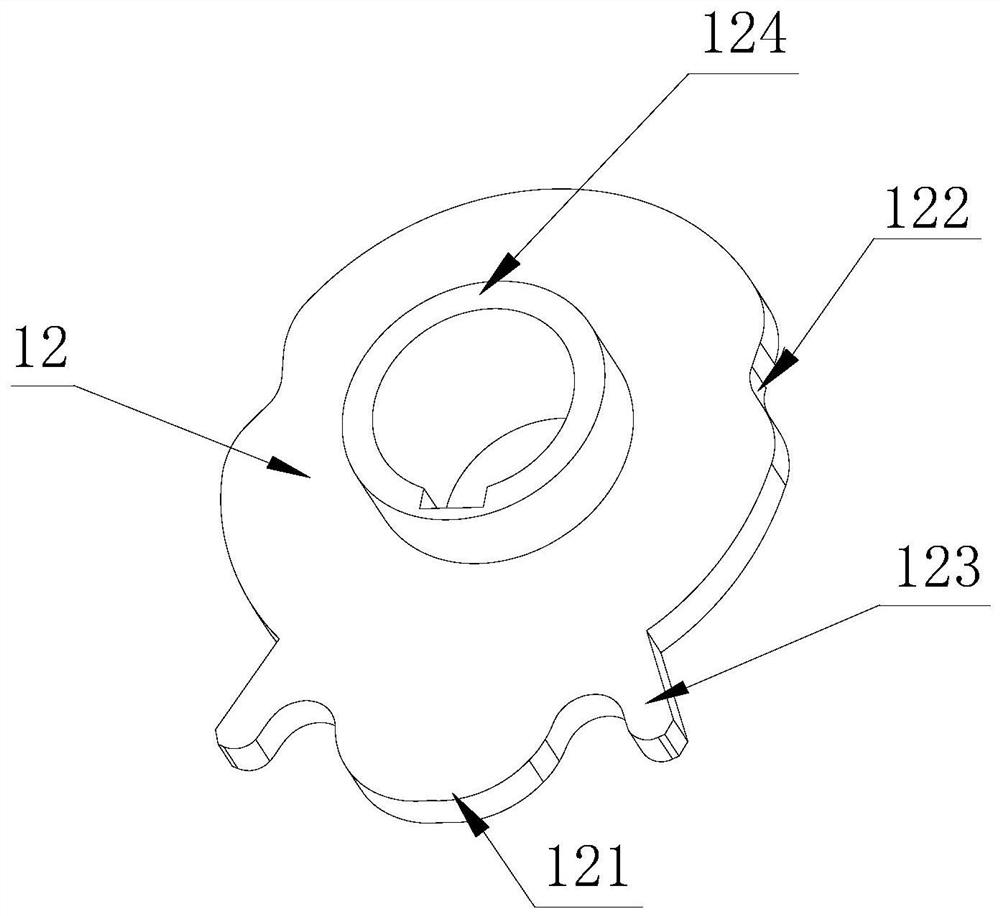 Active corner driving device and rotary car coupler