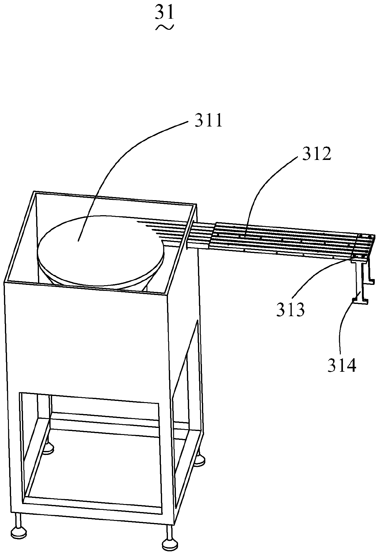 A spot welding method for fully automatic battery spot welding equipment