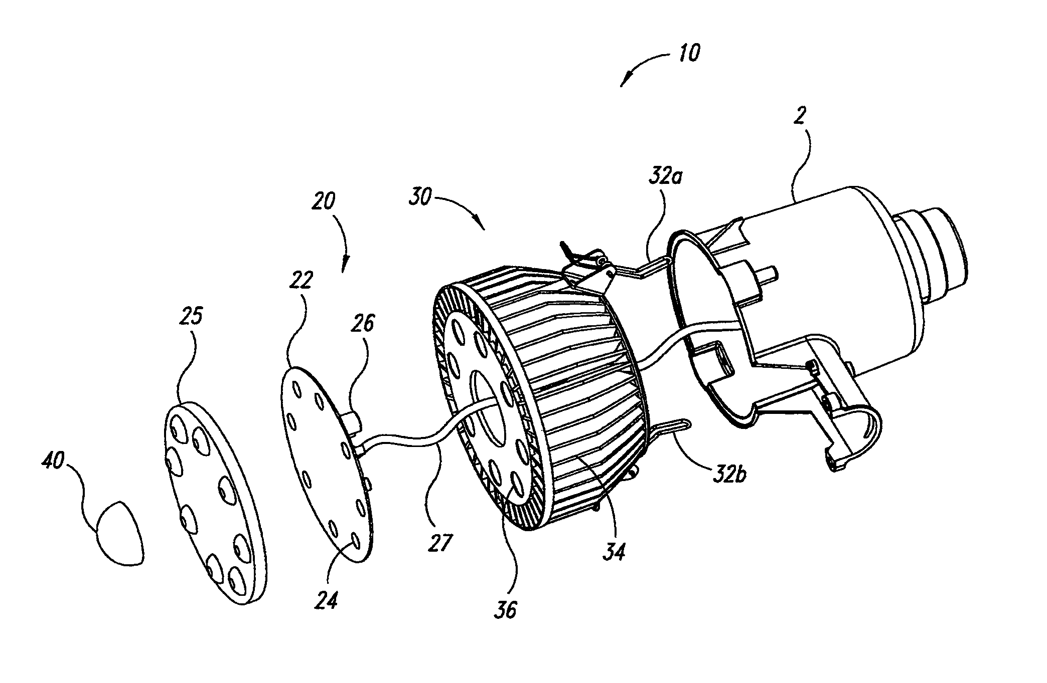 Gas-discharge lamp replacement with passive cooling