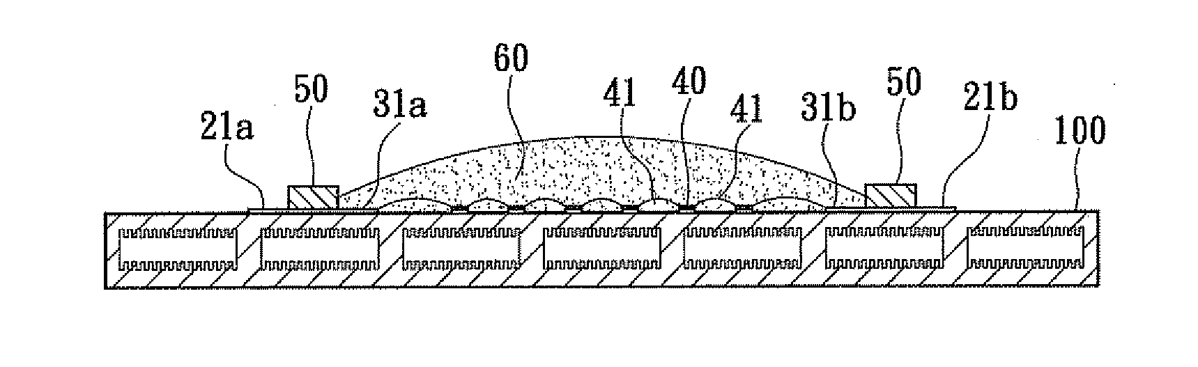 LED illuminator module with high heat-dissipating efficiency and manufacturing method therefor