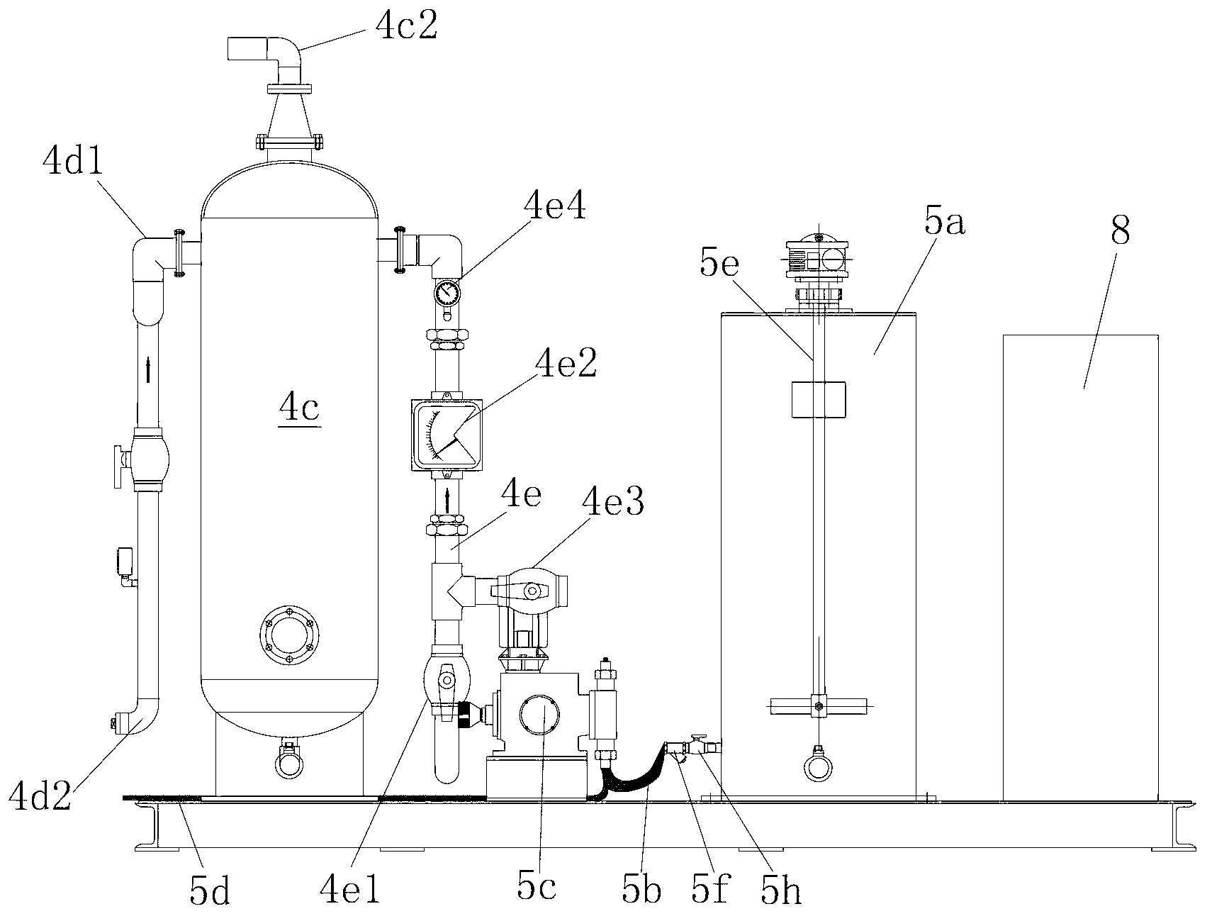 Light oil polluted unsaturated zone soil in-situ remediation apparatus and method thereof