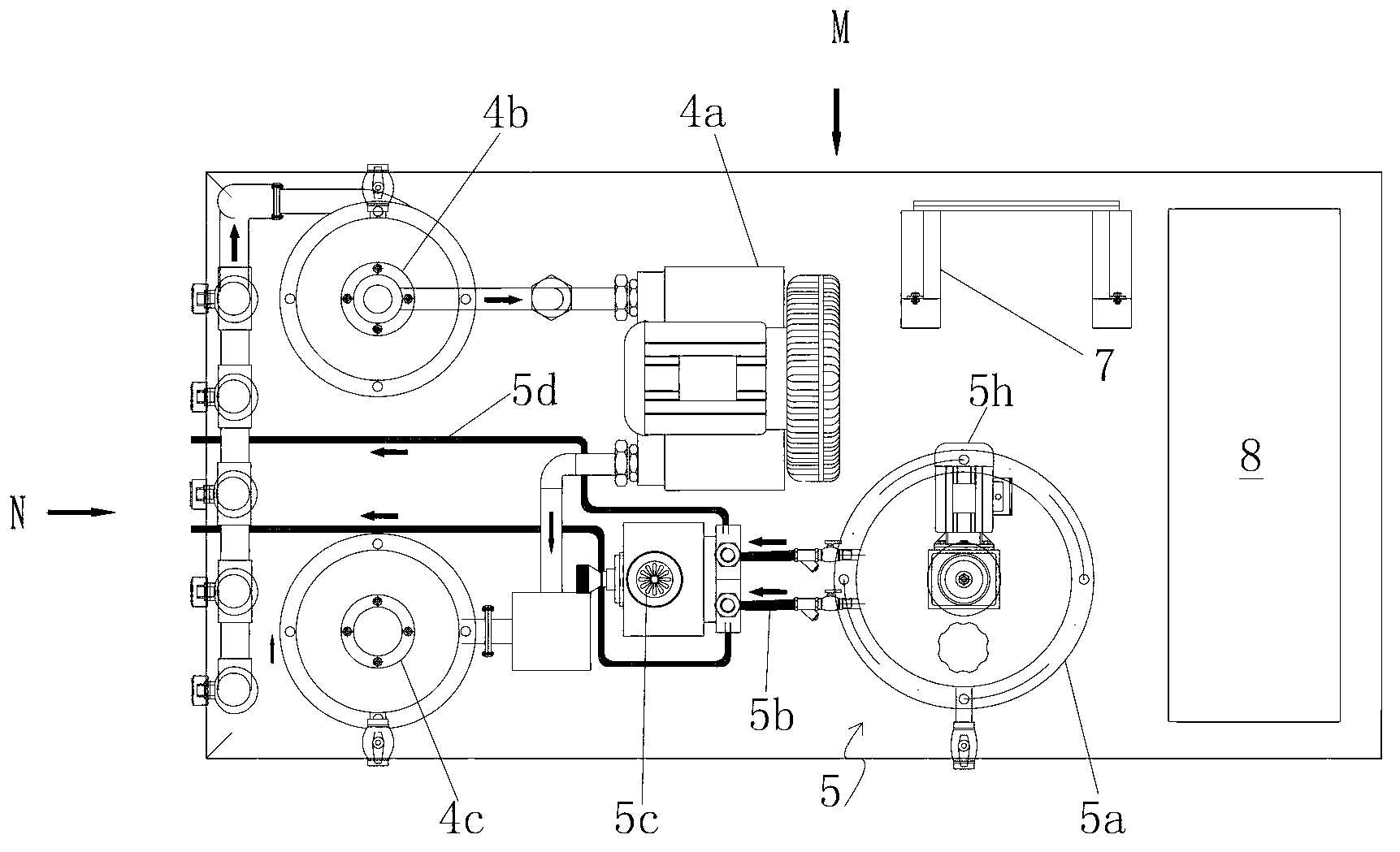 Light oil polluted unsaturated zone soil in-situ remediation apparatus and method thereof