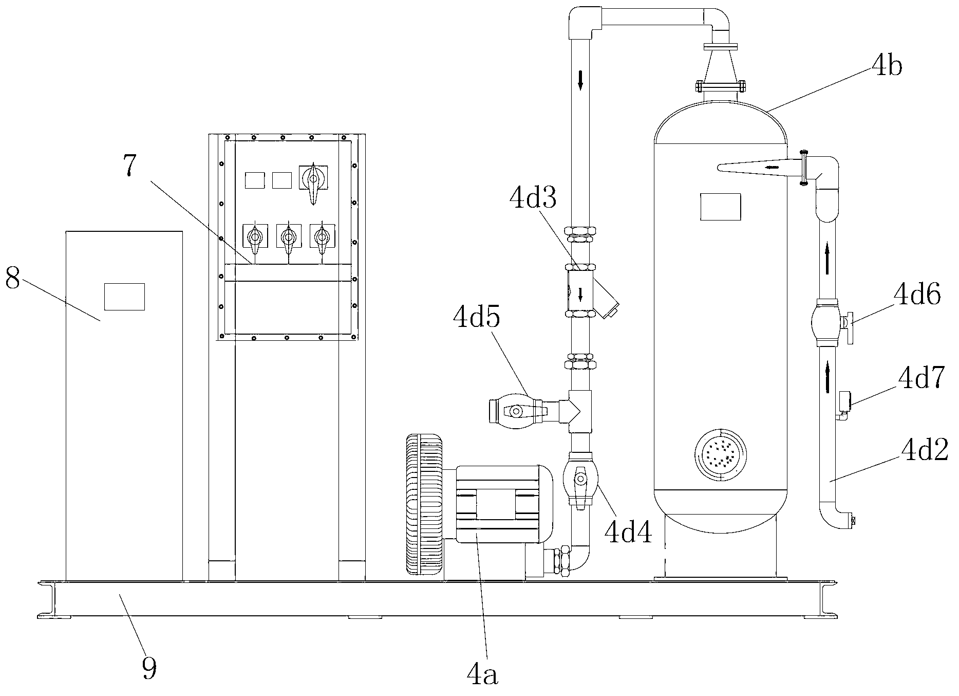 Light oil polluted unsaturated zone soil in-situ remediation apparatus and method thereof