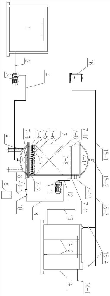 Non-supported catalytic ozonation sewage treatment system and method