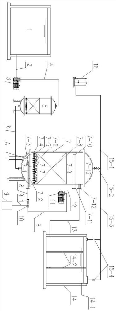 Non-supported catalytic ozonation sewage treatment system and method