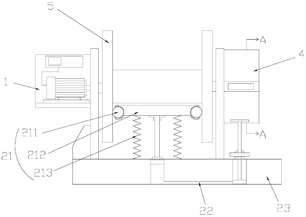 A constant tension wire storage device for cable extruder using magnetic effect