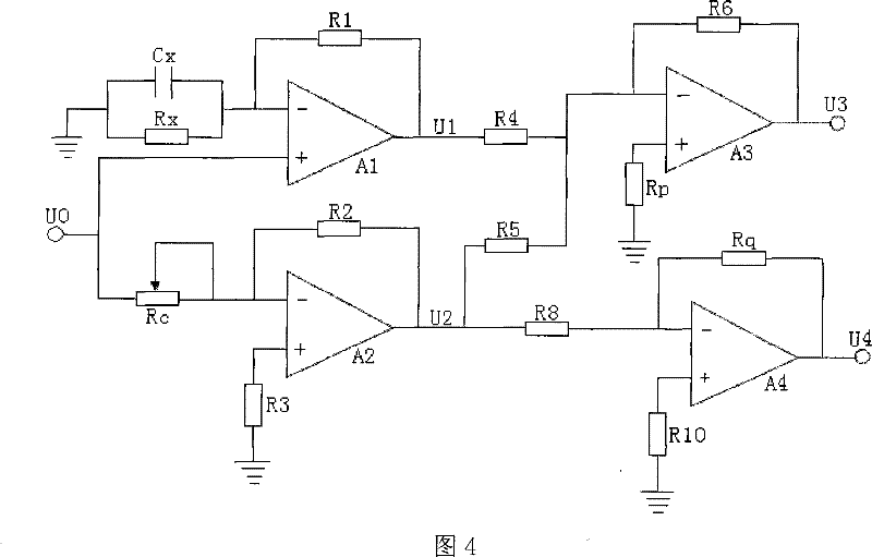 Measuring method for soil moisture and electrical conductivity based on vectorial resultant and device thereof