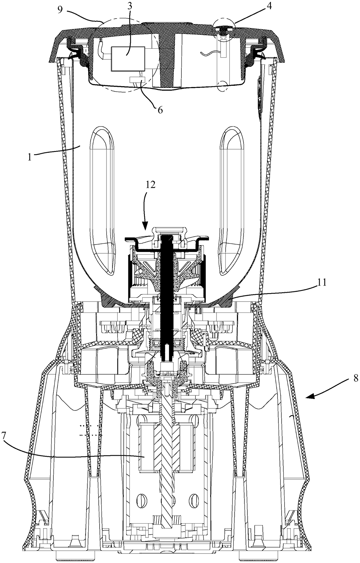 Food processing method and food processor