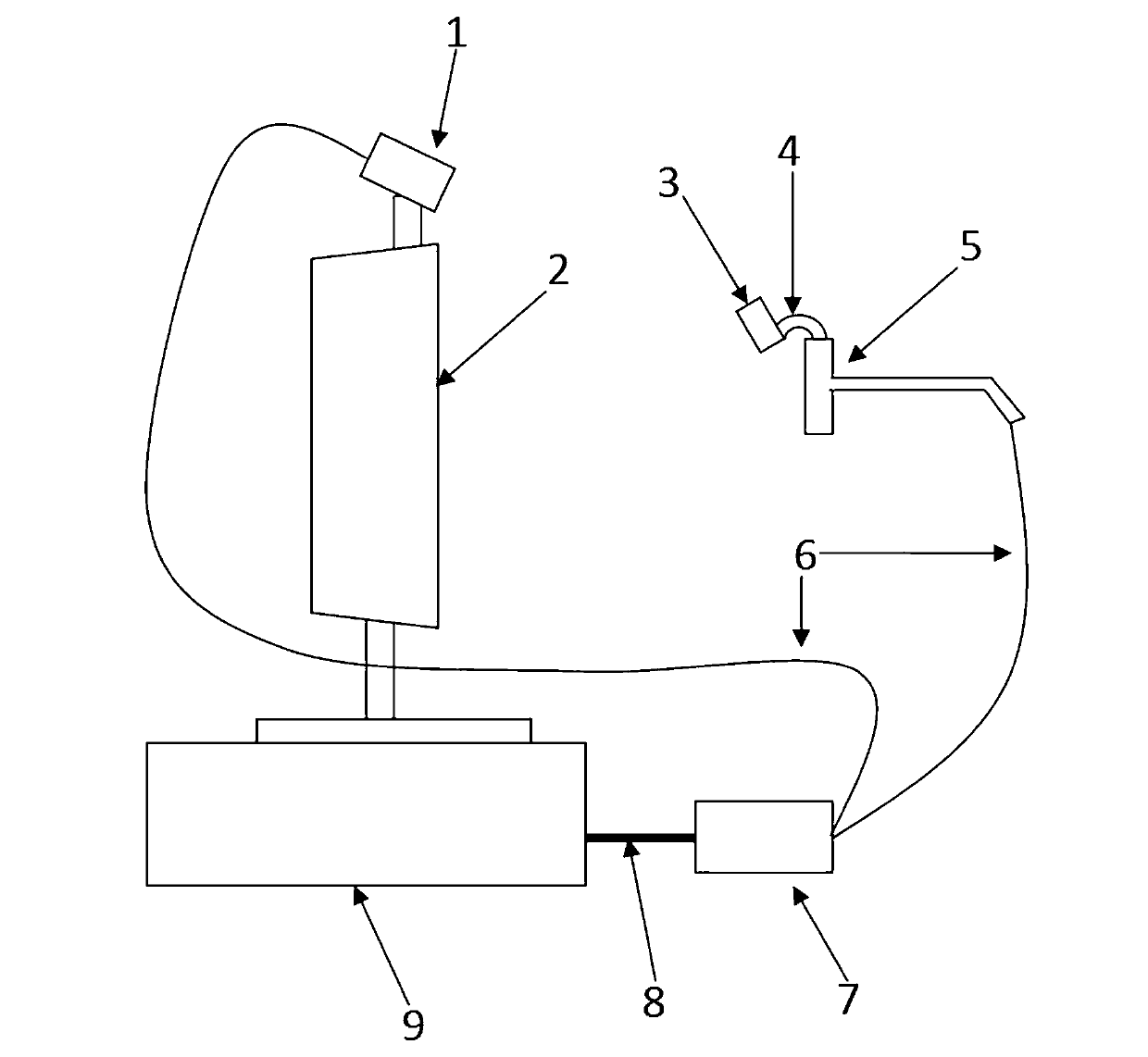 Network course learning and examination anti-cheating monitoring system and device