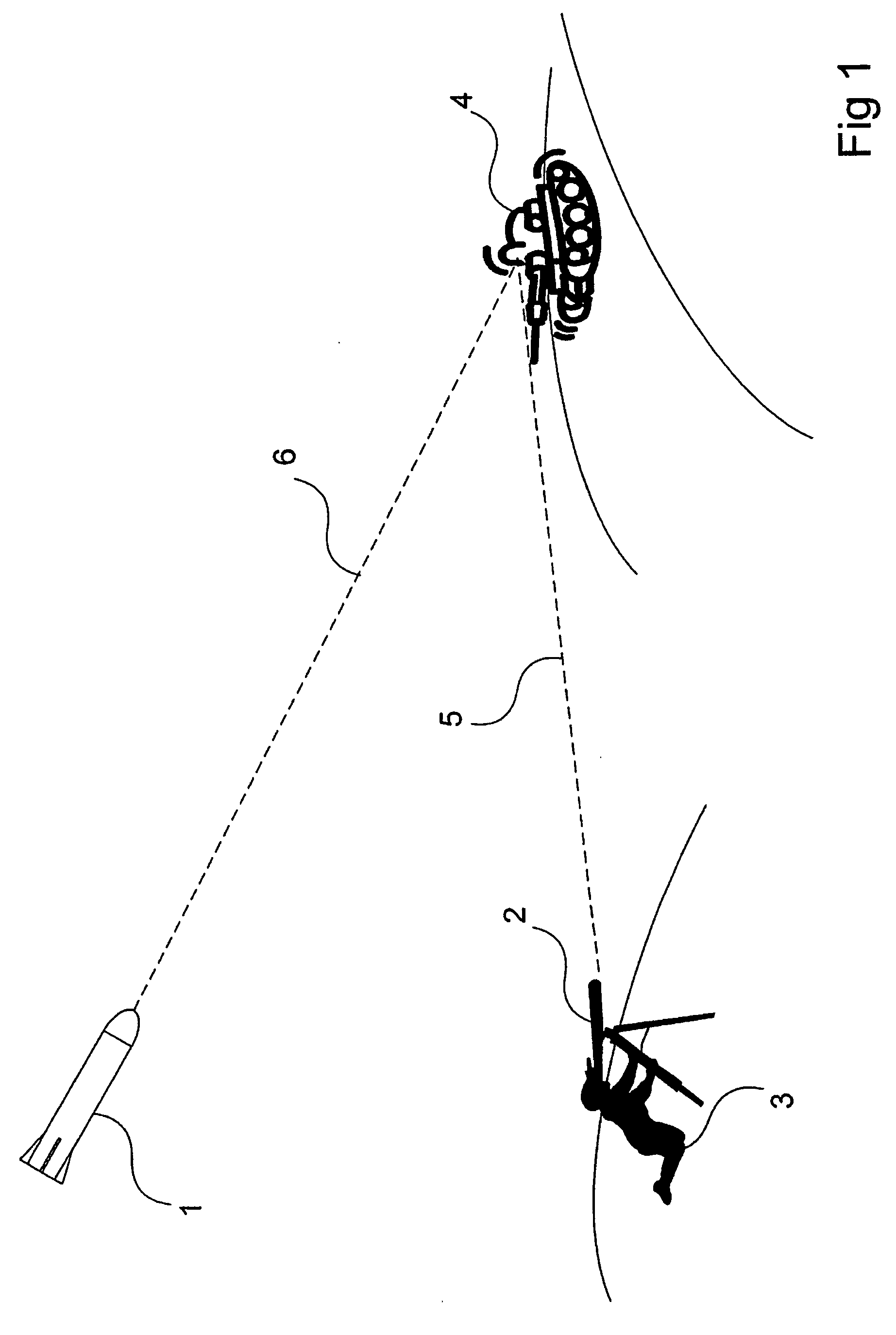 Laser target seeker device