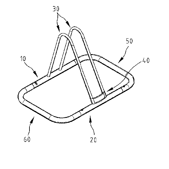 Rack for bicycles