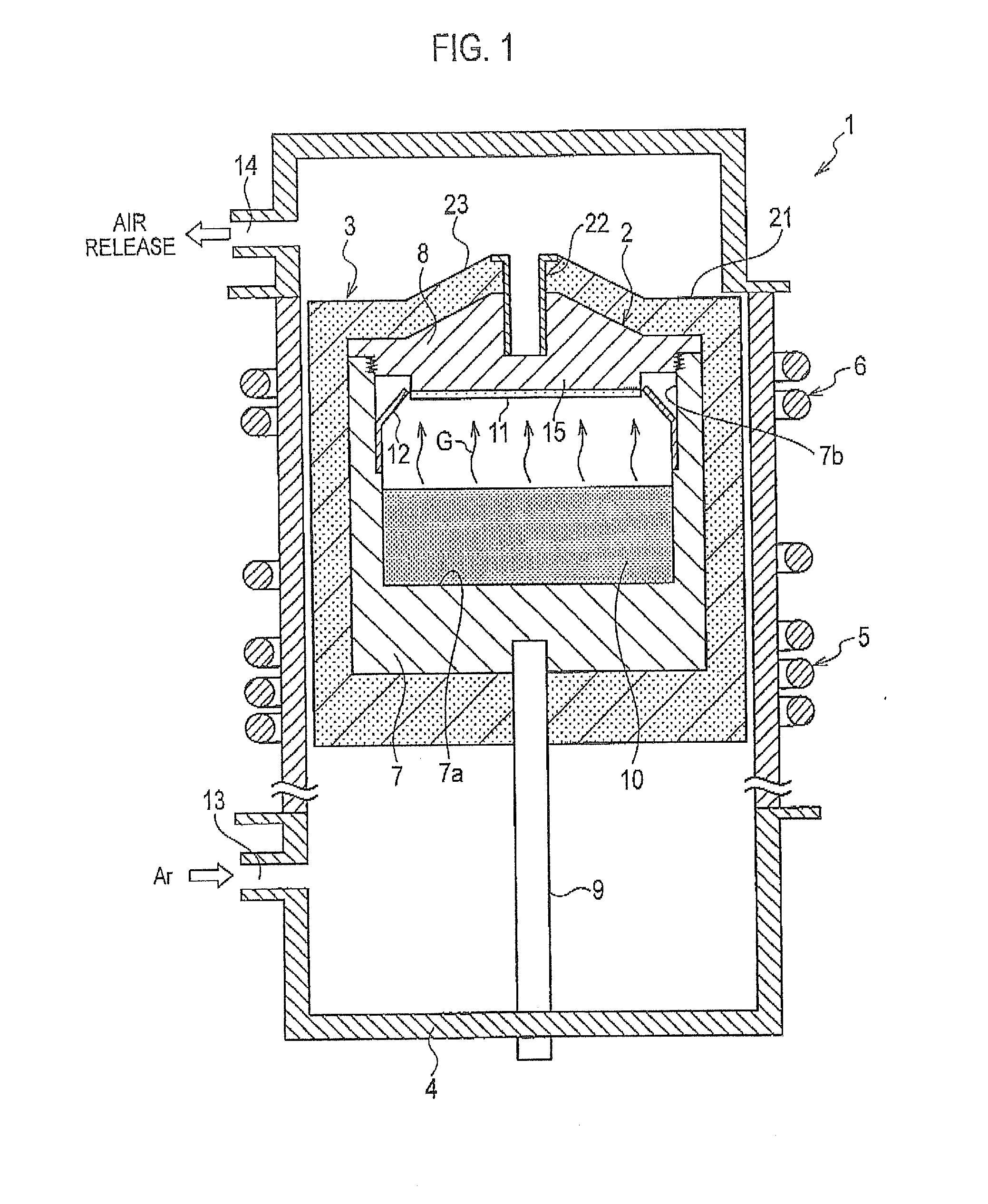 Apparatus for producing silicon carbide single crystal