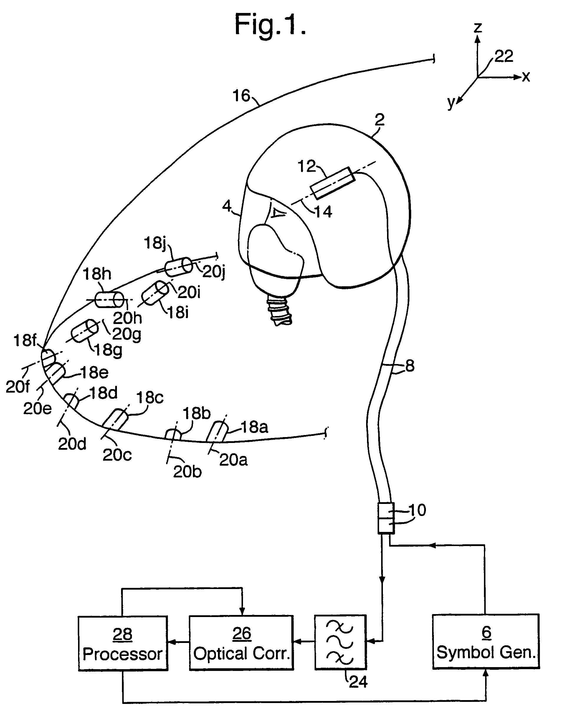 Head tracker system