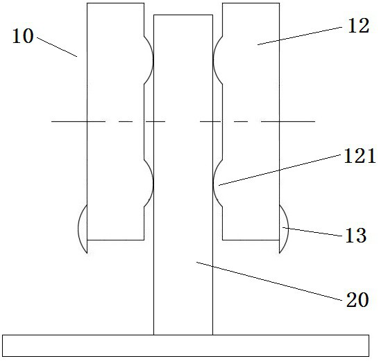 Moving end knife and knife load switch