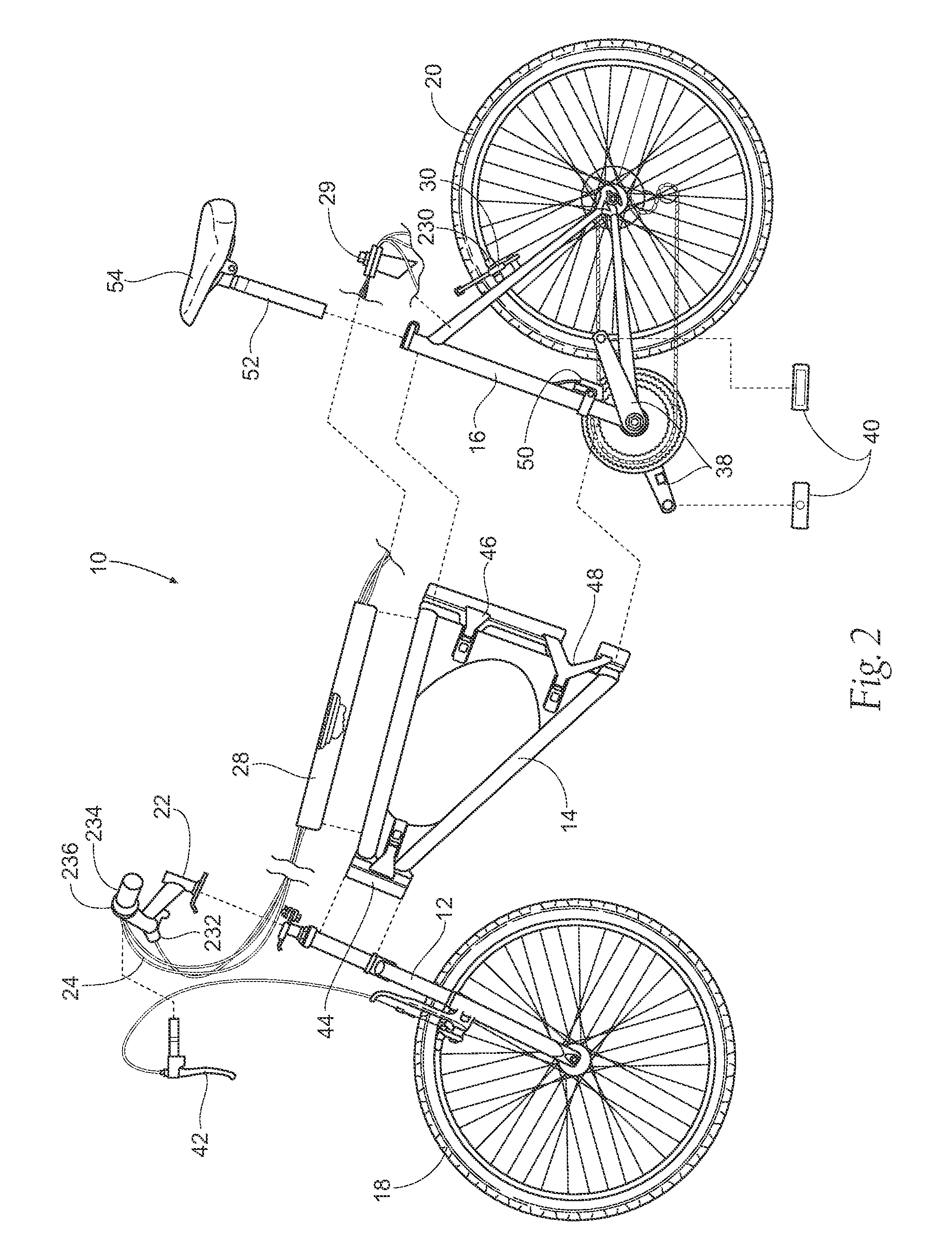 Sectional bicycle