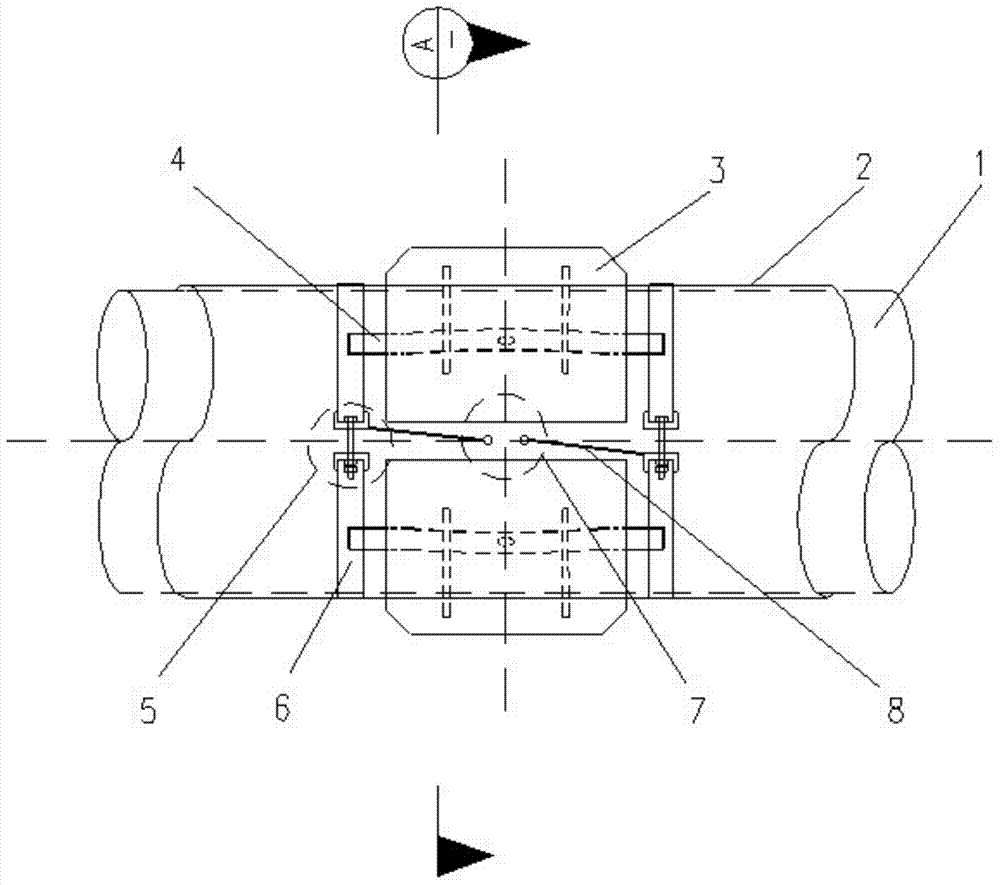 Bracelet anode installation technology