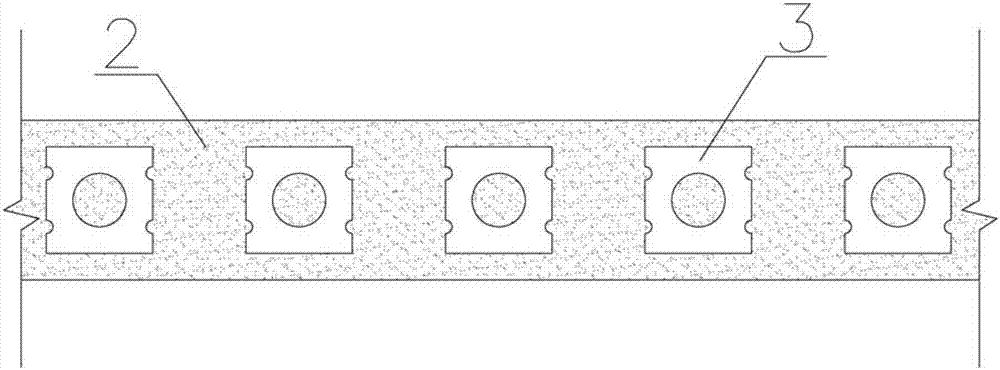 Enclosure structure combined with prefabricated members and mixing wall and construction method