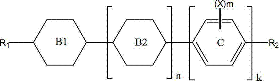 Liquid crystal medium mixture and liquid crystal display using liquid crystal medium mixture