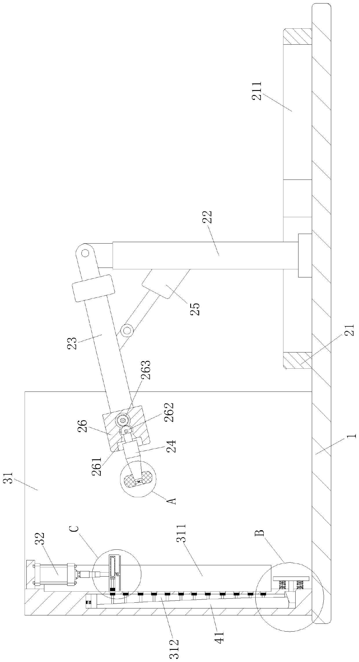 Weld bead residual stress eliminating device and method