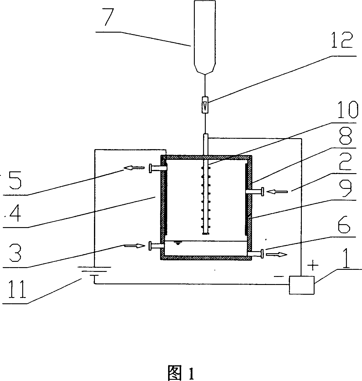 Synchronous gas-liquid purifying high voltage DC/pulse discharge method and device