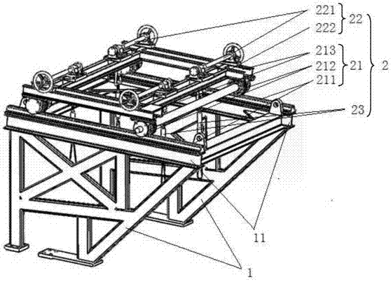 Assembly tool capable of replacing gearbox overhead without dismounting wind wheel