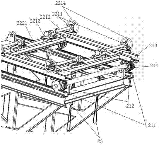 Assembly tool capable of replacing gearbox overhead without dismounting wind wheel