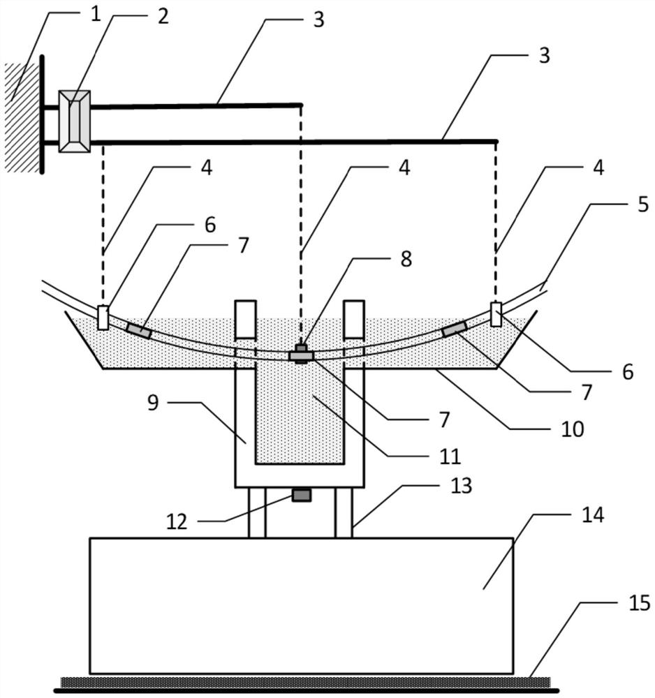 Hydrophone arc array low-frequency calibration device and calibration method thereof