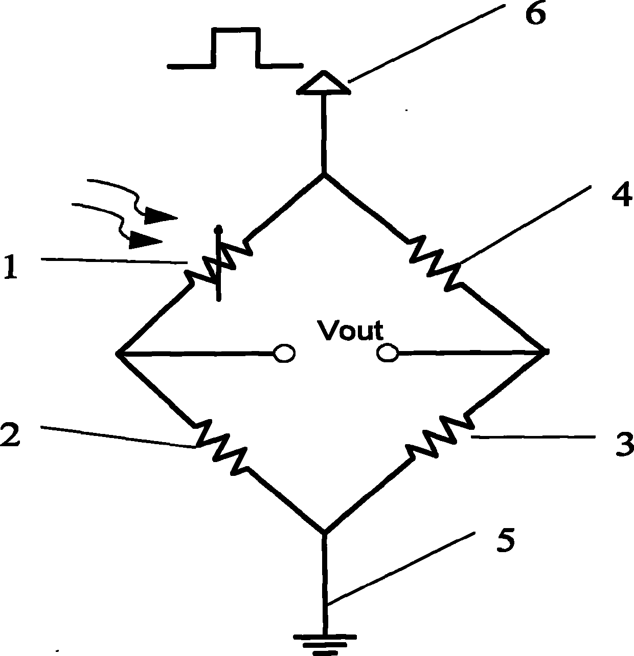 Infrared bridge type temperature measurement sensor