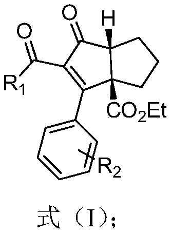 Synthesis and preparation method of bicyclo [3, 3, 0] cyclooctanone derivative