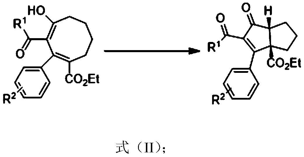 Synthesis and preparation method of bicyclo [3, 3, 0] cyclooctanone derivative