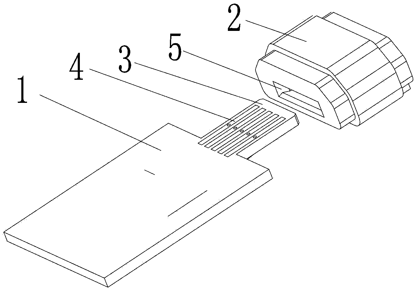 Micro USB (universal serial bus) receptacle