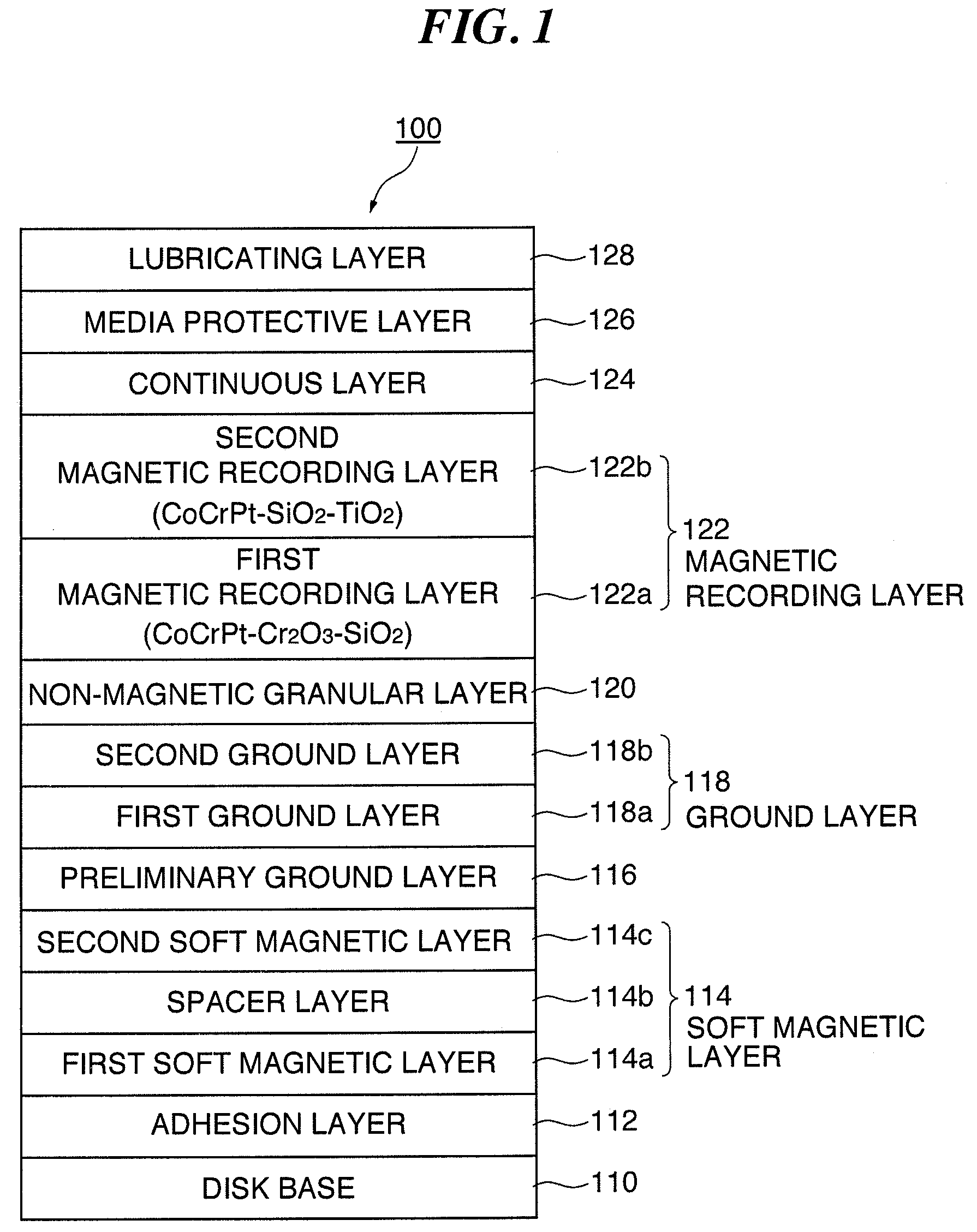 Method of producing a perpendicular magnetic recording medium and perpendicular magnetic recording medium